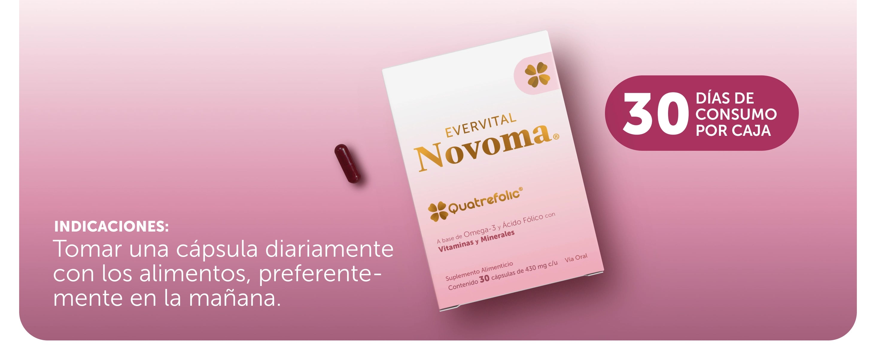 Evervital® Novoma 30 Cápsulas