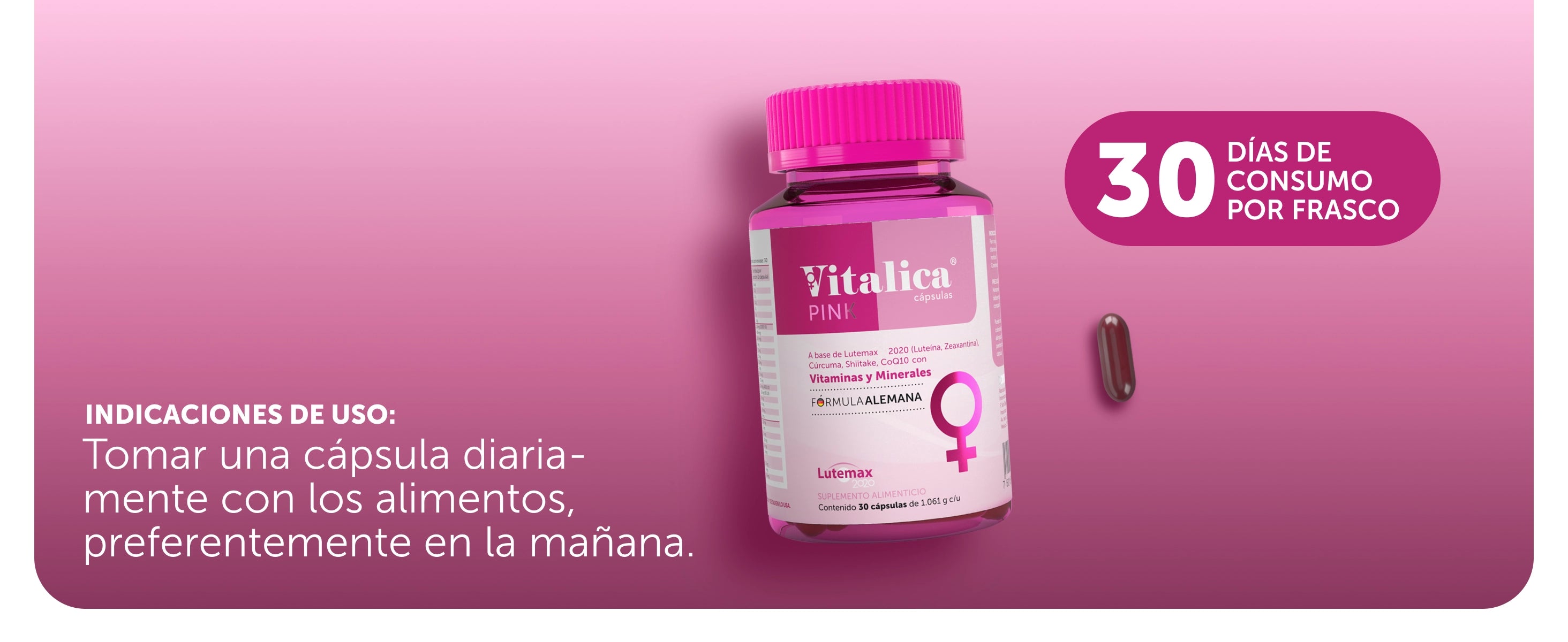 Vitalica® PINK 30 Cápsulas