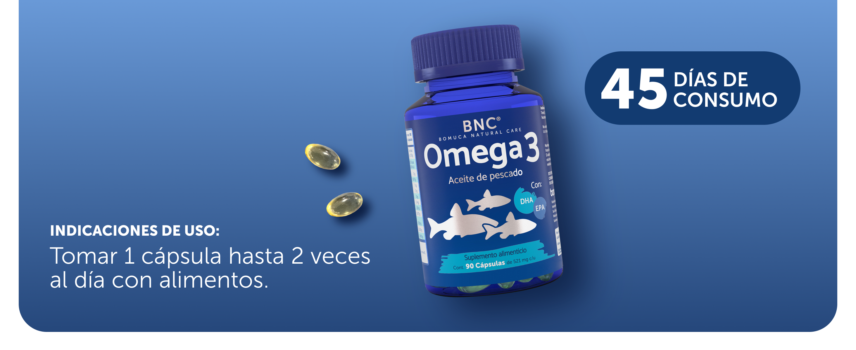 BNC Omega-3 90 Cápsulas