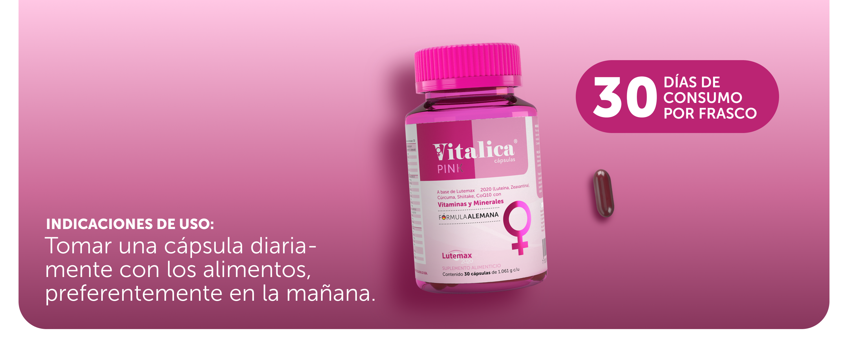 Vitalica® PINK 30 Cápsulas