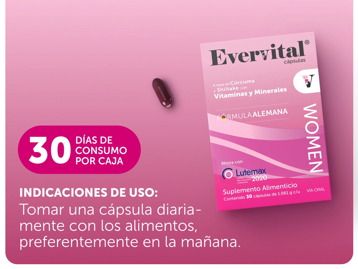 Evervital® Women 30 Cápsulas