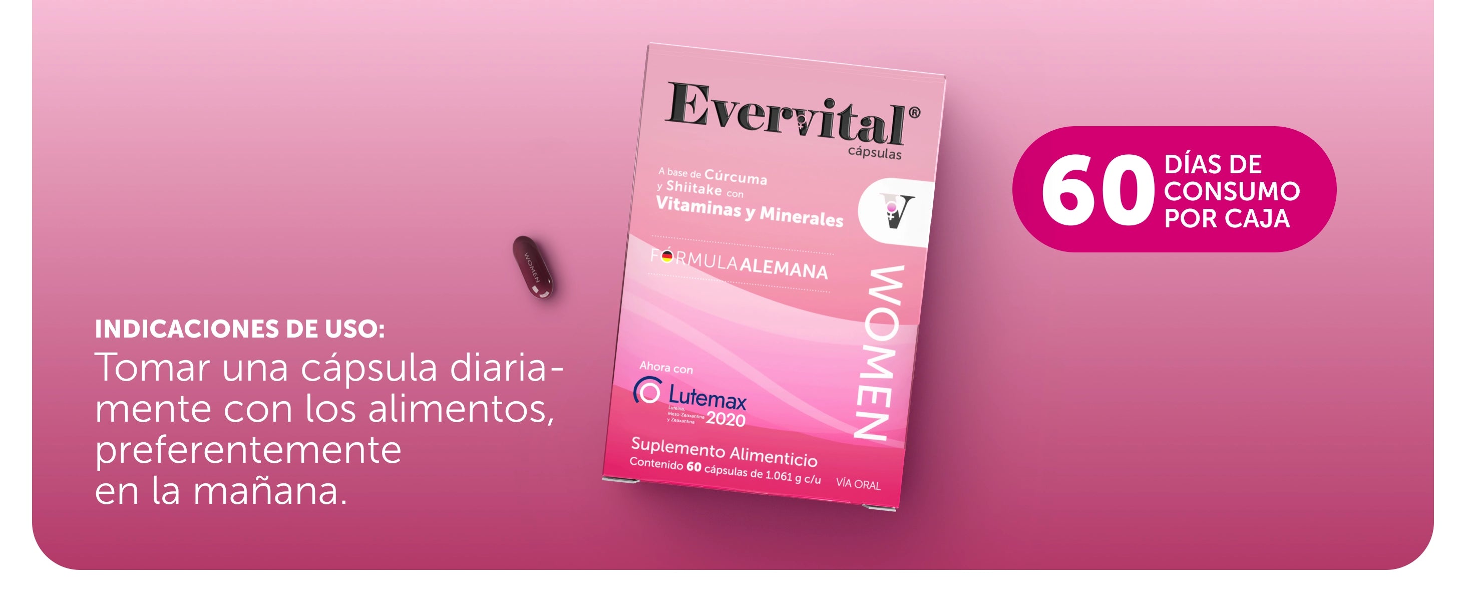 Evervital® Women 60 Cápsulas