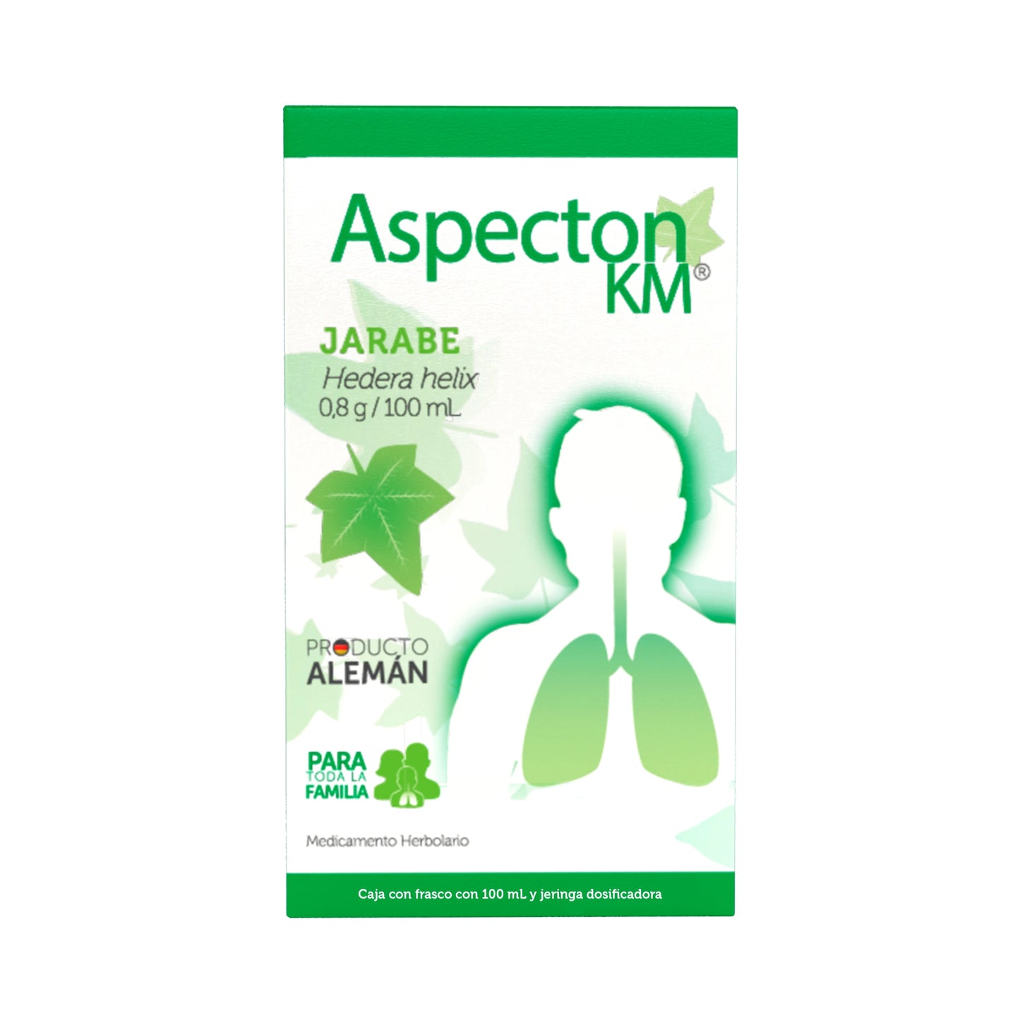Aspecton KM Jarabe 100ml - 2 Pack