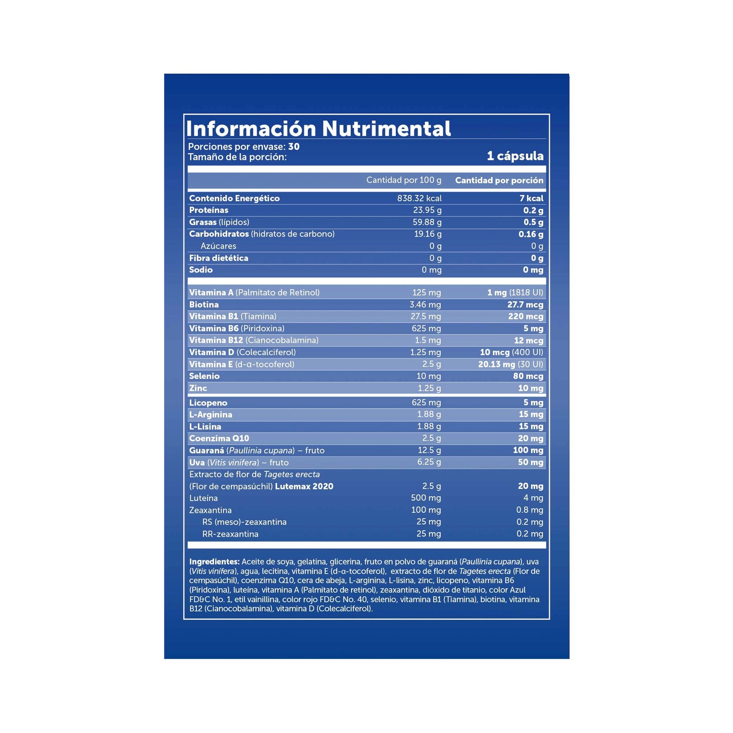 Evervital® Men 30 Cápsulas Caja con 6 piezas