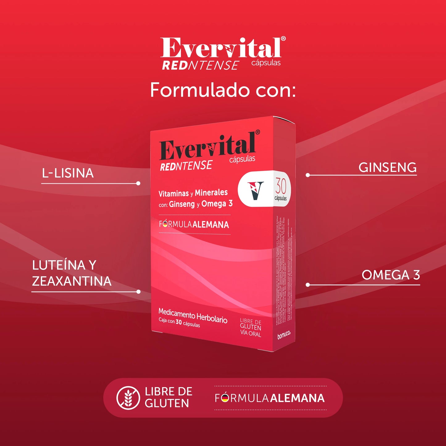Evervital® Redntense 30 Cápsulas