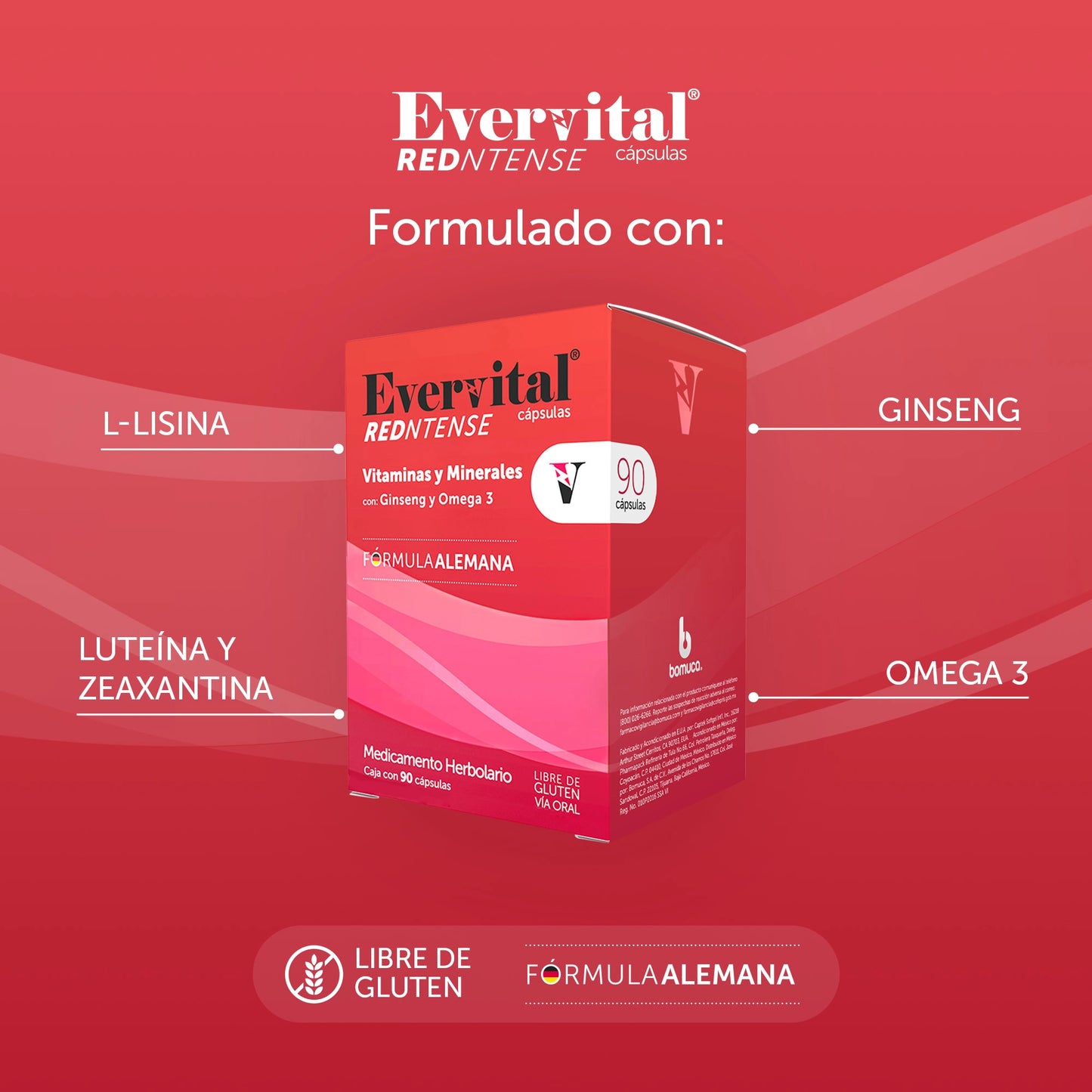 Evervital® Redntense 90 Cápsulas