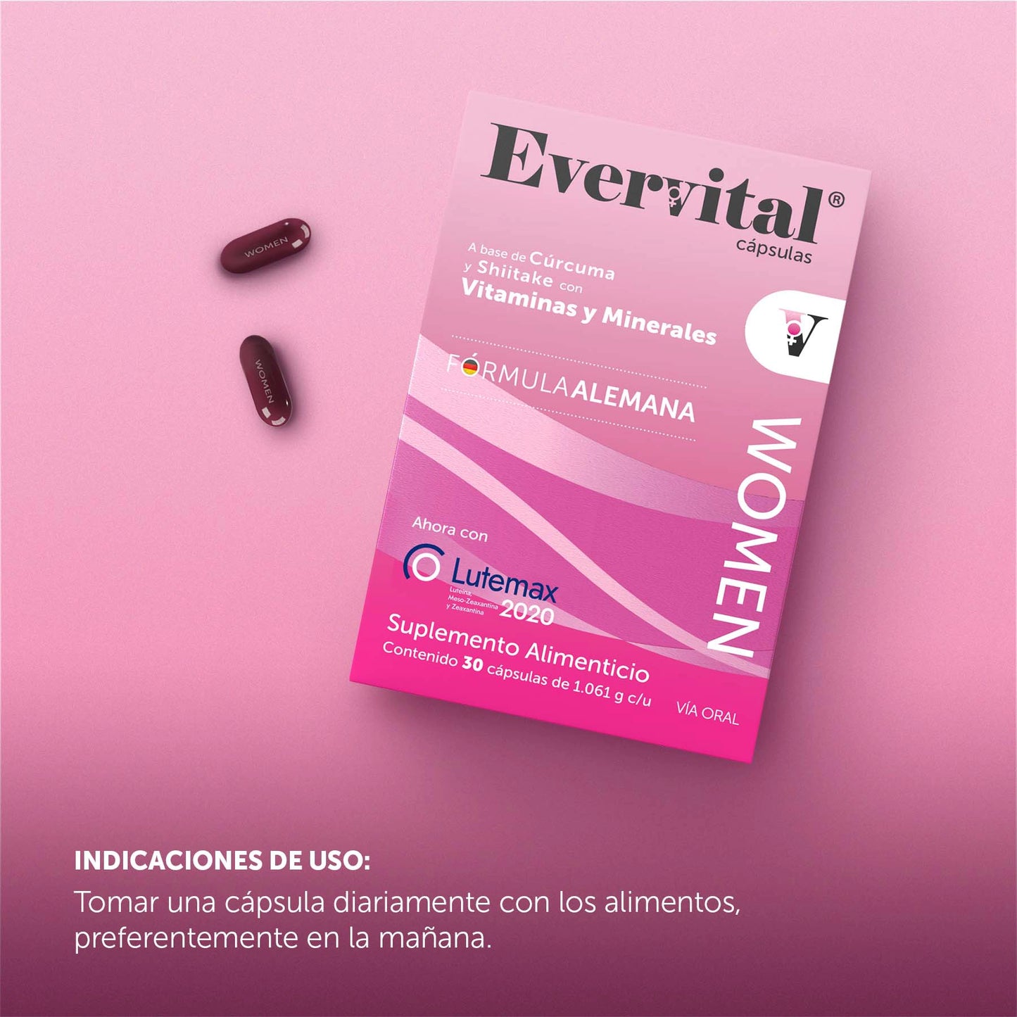 Evervital® Women 30 Cápsulas