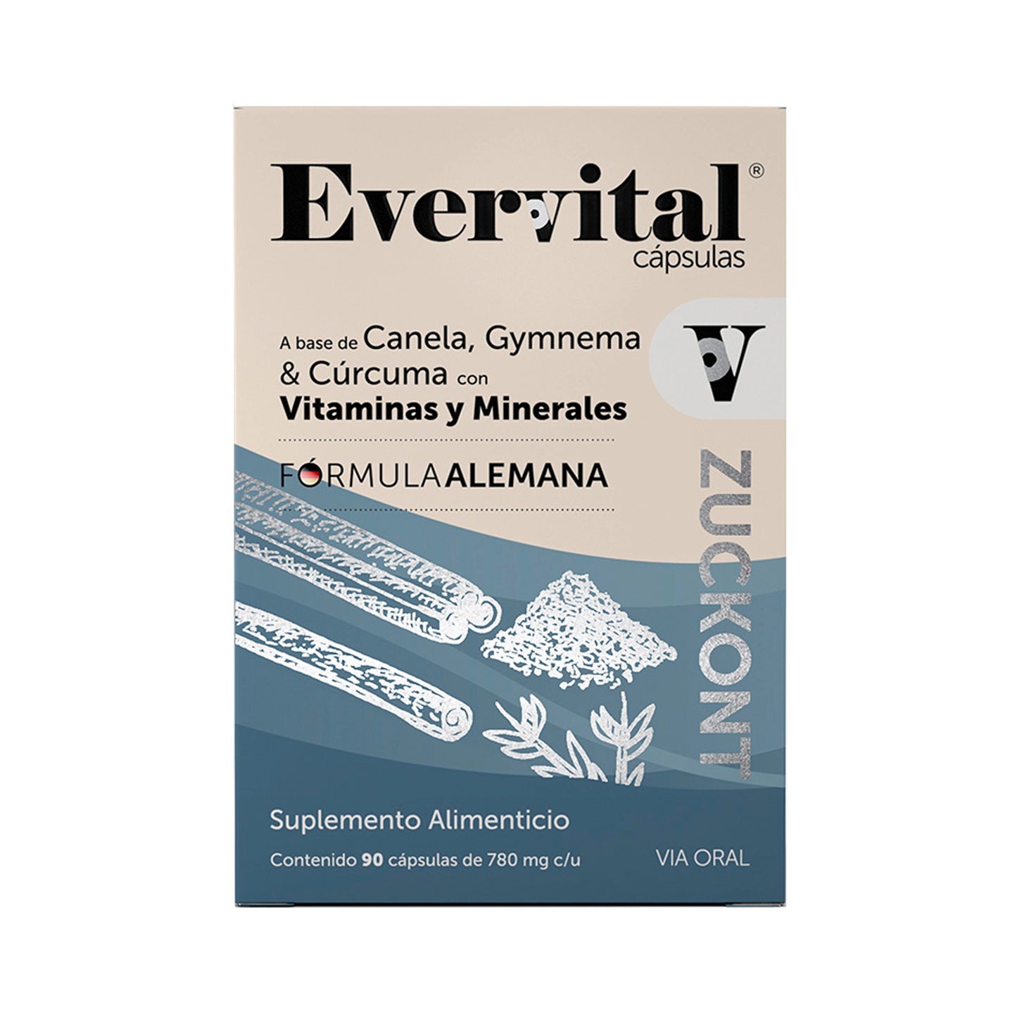 Evervital® Zuckont 90 Cápsulas