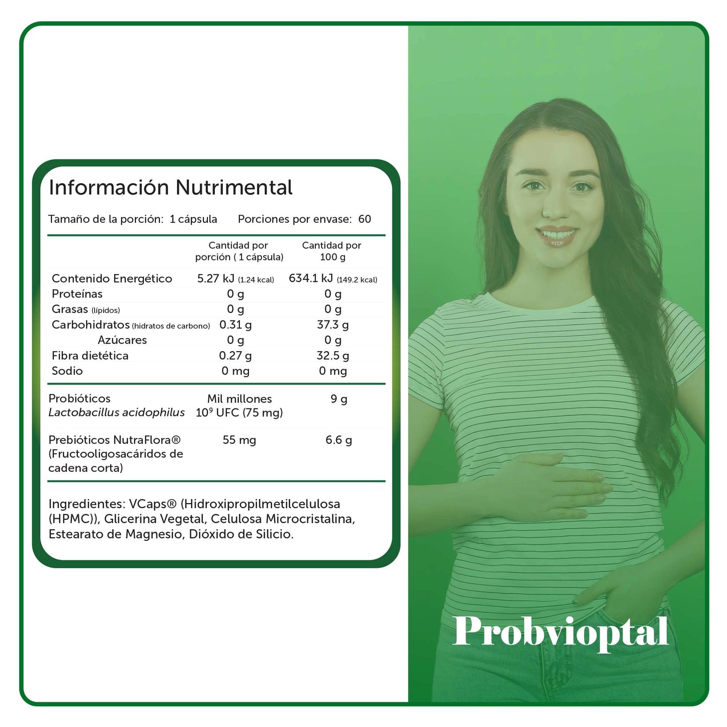 Probvioptal® 60 Cápsulas Charola con 24 Piezas