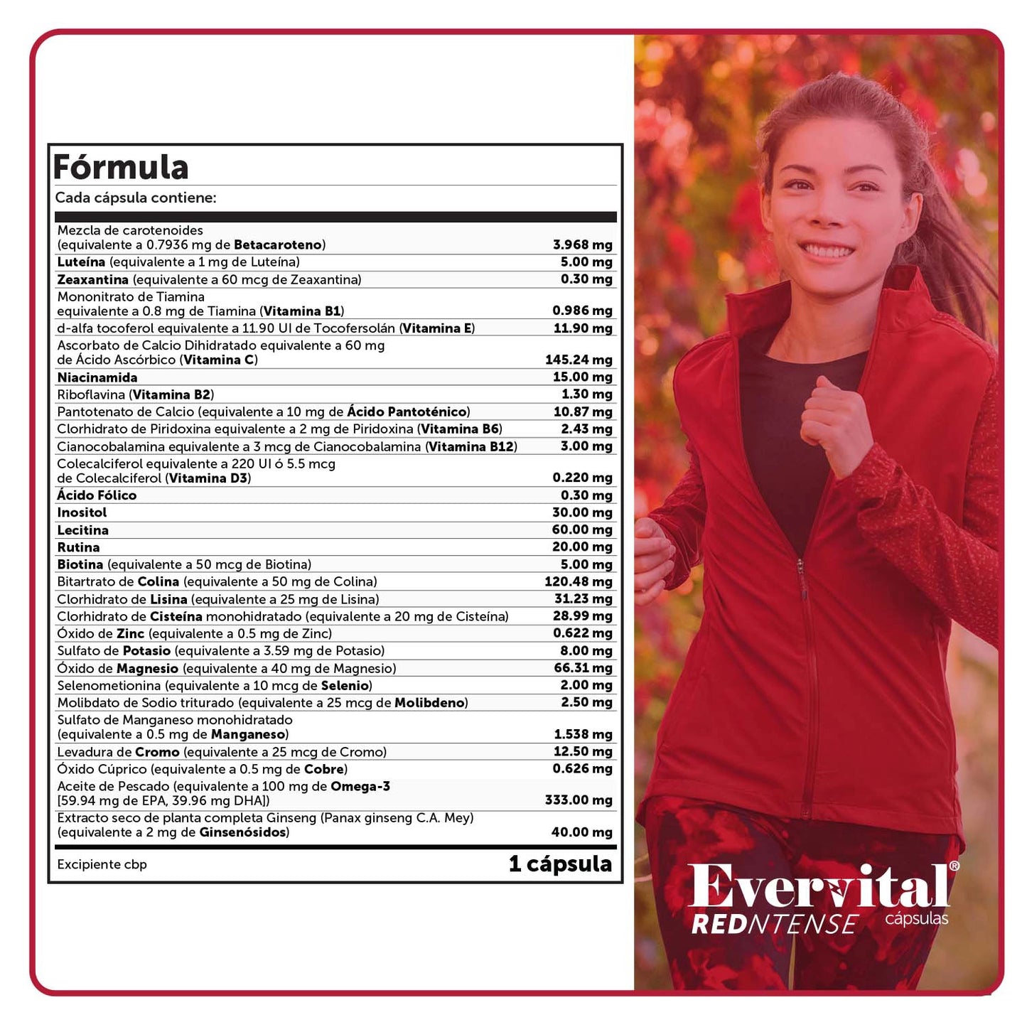 Evervital® Redntense 90 Cápsulas