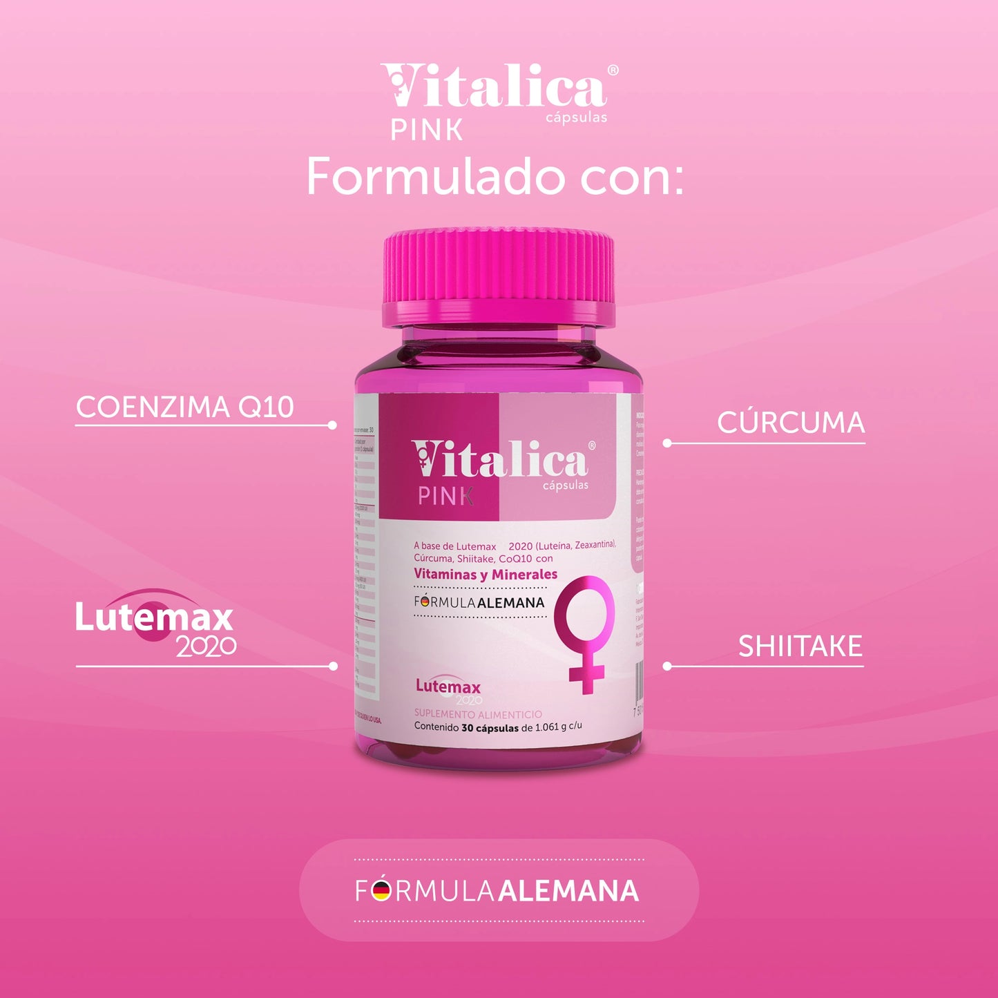 Vitalica® PINK 30 Cápsulas