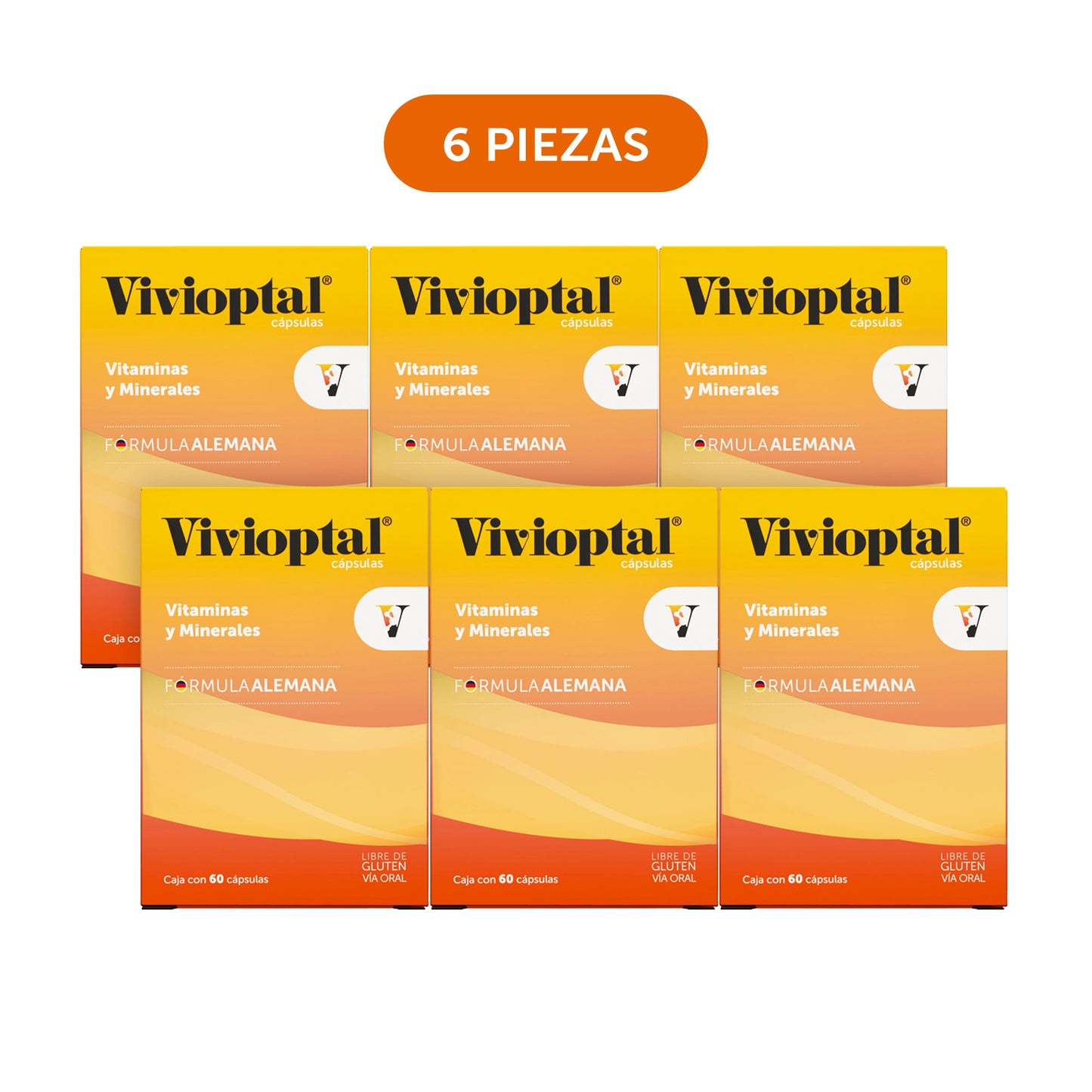 Vivioptal® 60 Cápsulas Caja con 6 Piezas