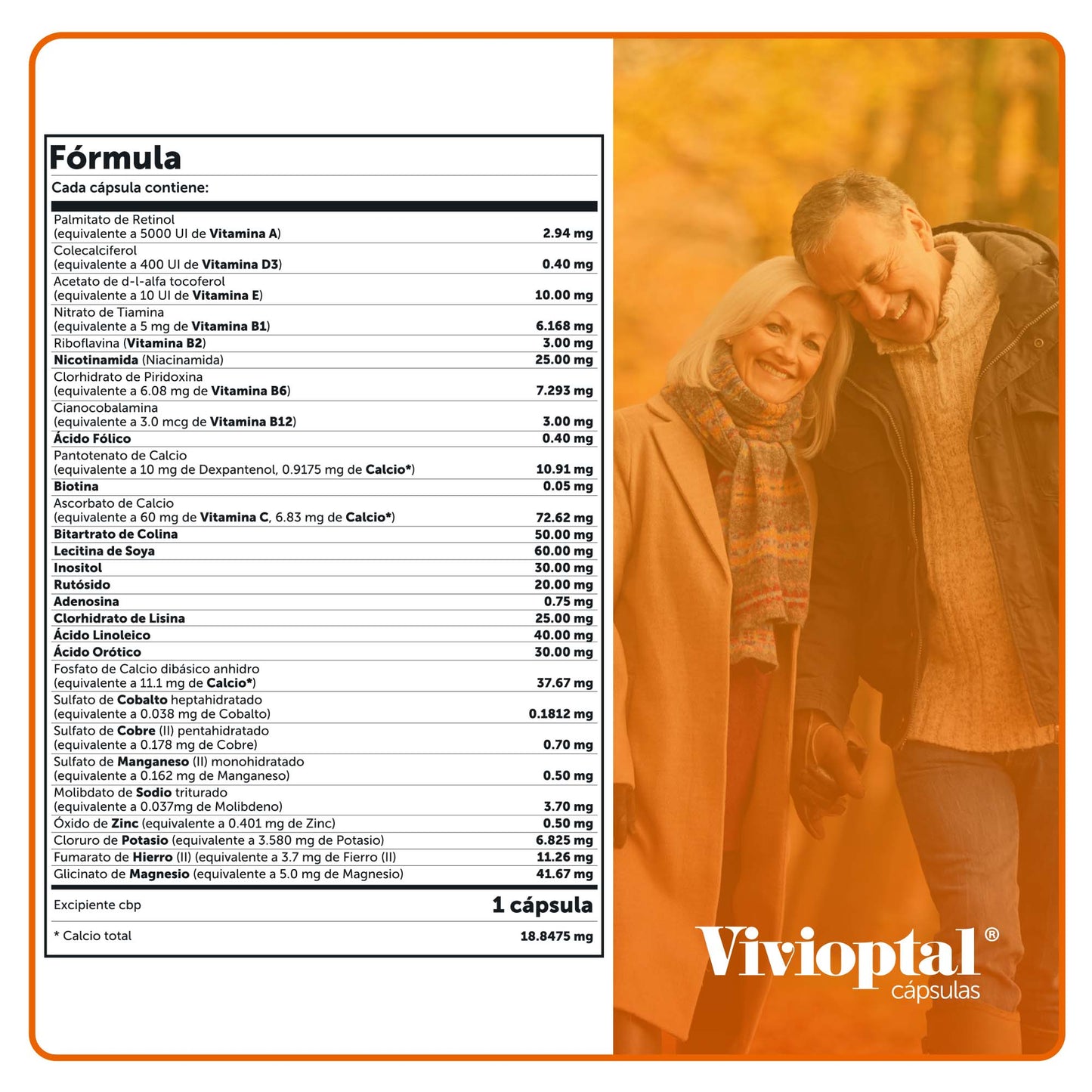Vivioptal® 30 Cápsulas Corrugado con 120 Piezas