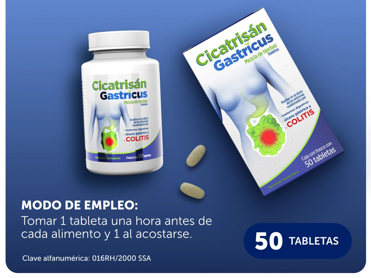 Cicatrisán Gastricus® 50 Tabletas