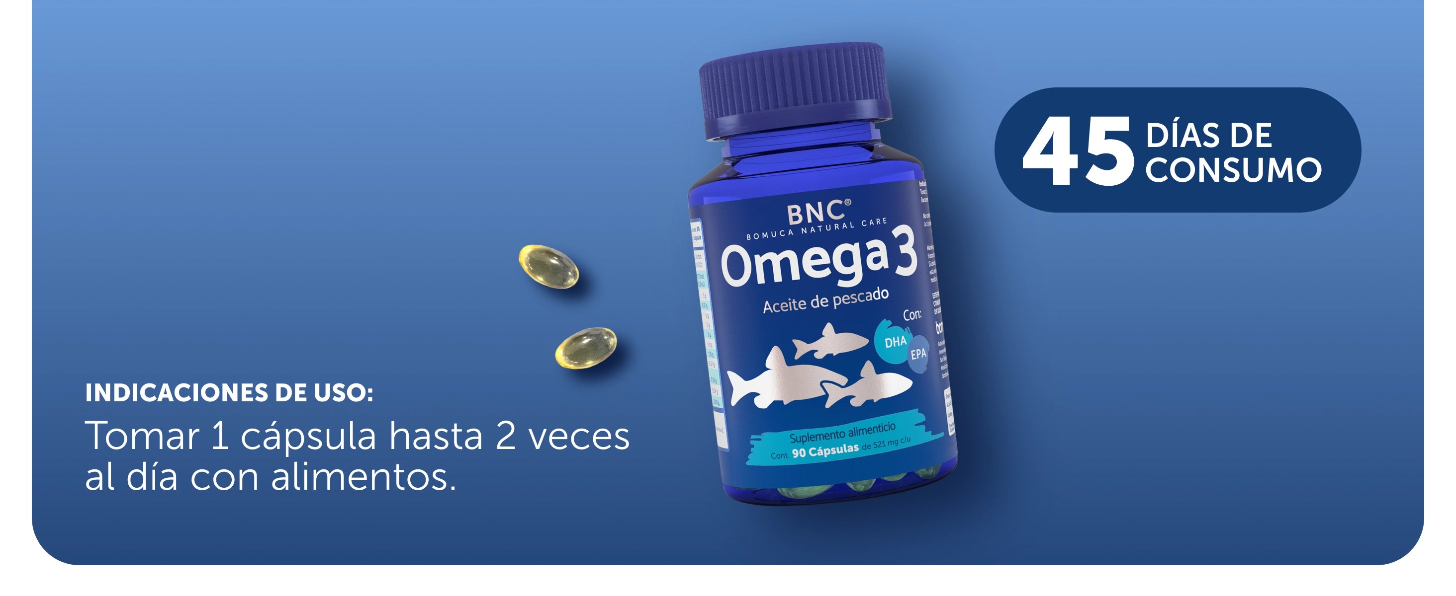 BNC Omega-3 90 Cápsulas