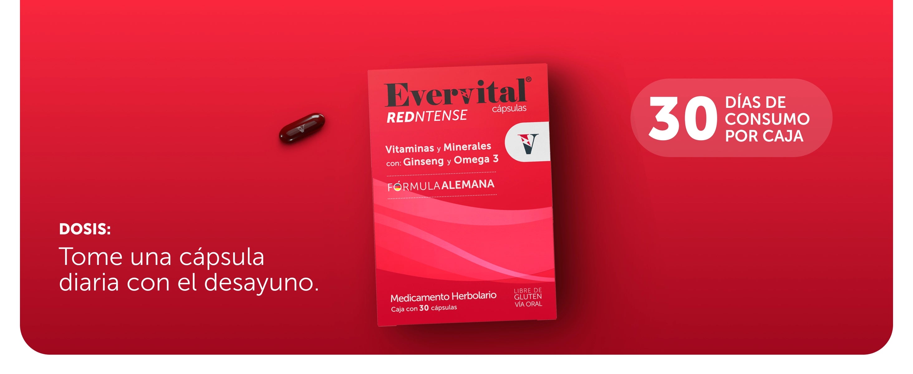 Evervital® Redntense 30 Cápsulas