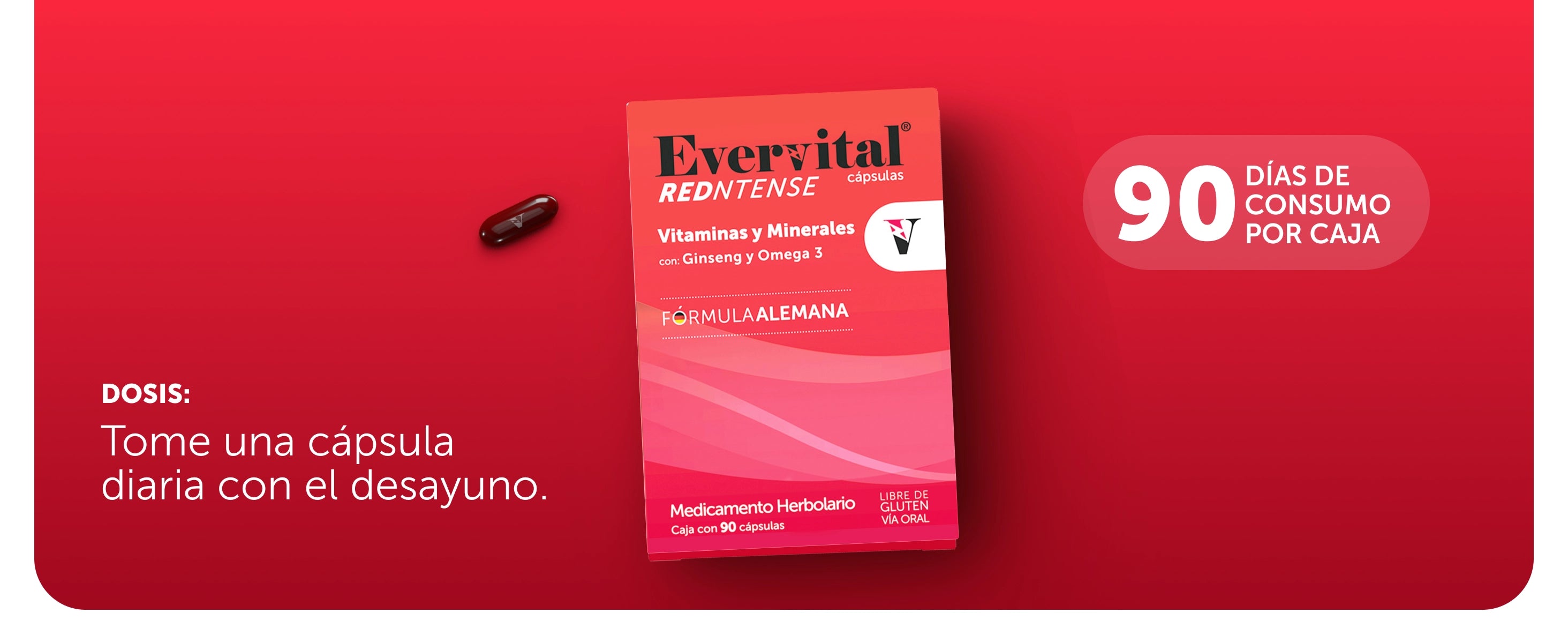 Evervital® Redntense 90 Cápsulas
