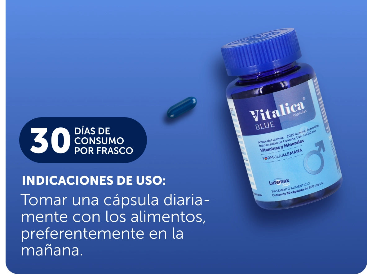 Vitalica® Blue 30 Cápsulas
