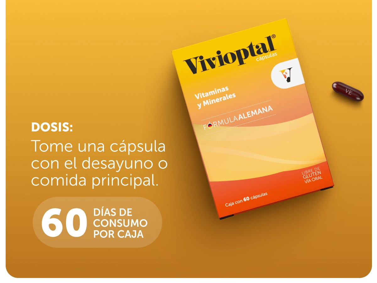 Vivioptal® 60 Cápsulas Corrugado con 72 Piezas