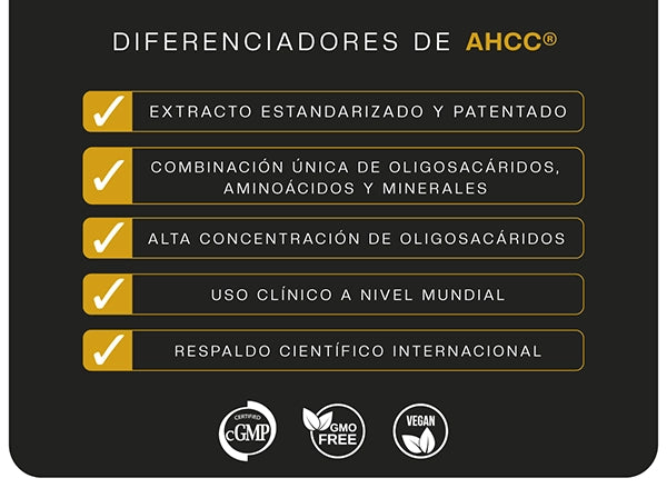 Evervital Lifestyle AHCC® 60 Cápsulas | Shiitake y alfa-glucanos