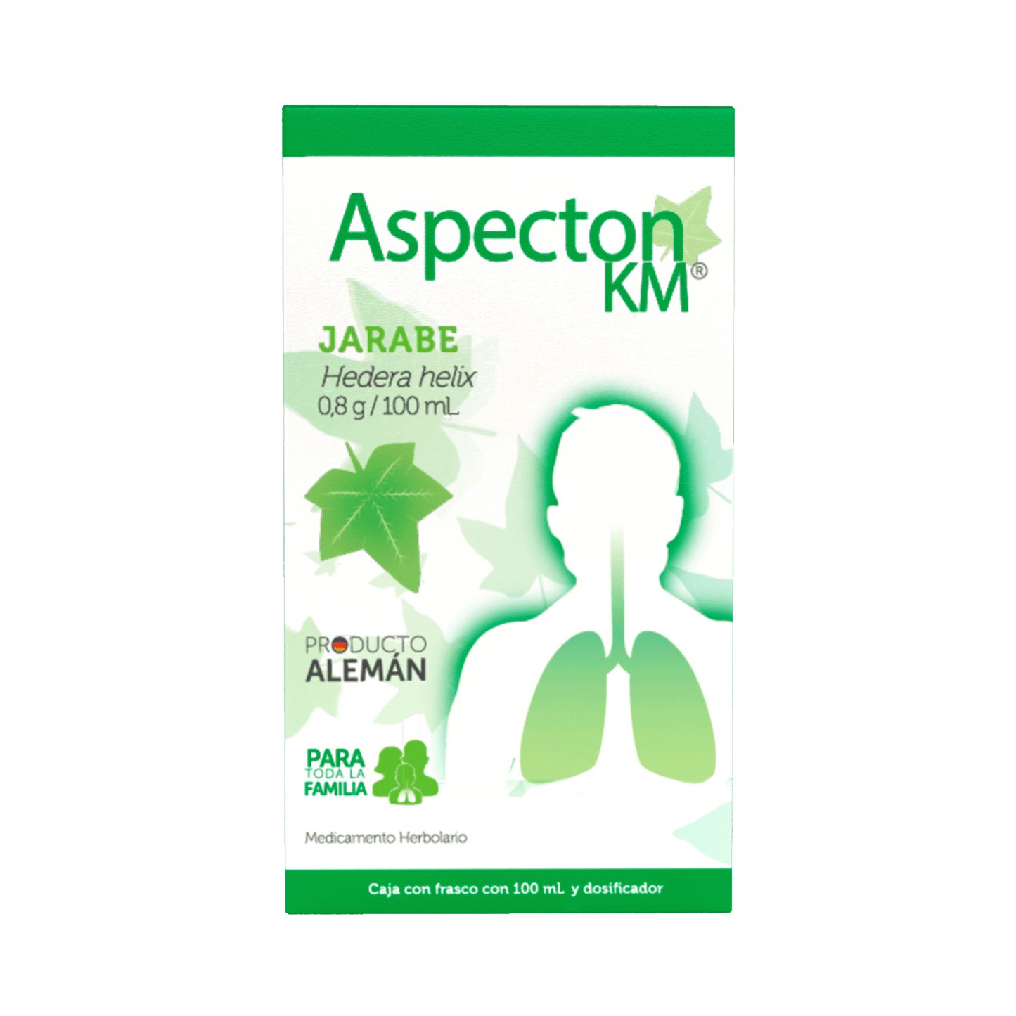 Aspecton KM Jarabe - 2 Pack Charola C/12 Piezas