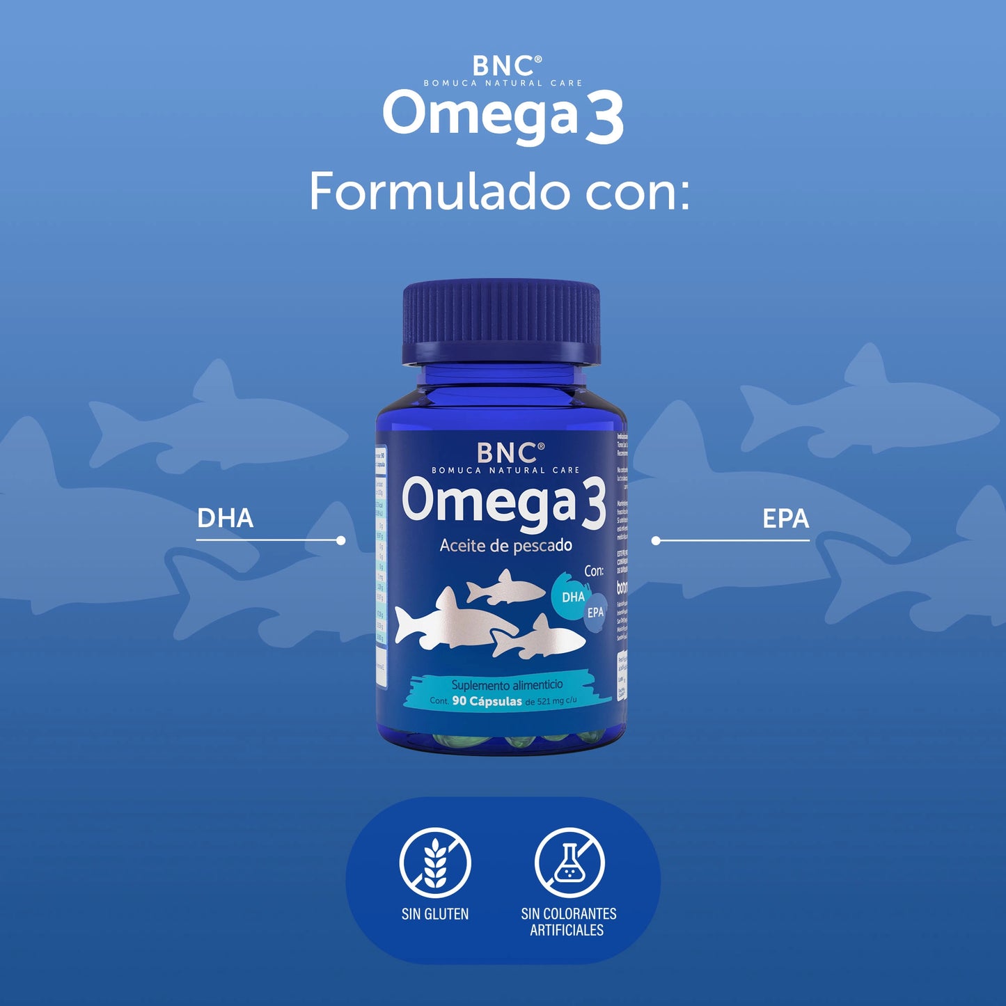 BNC Omega-3 90 Cápsulas