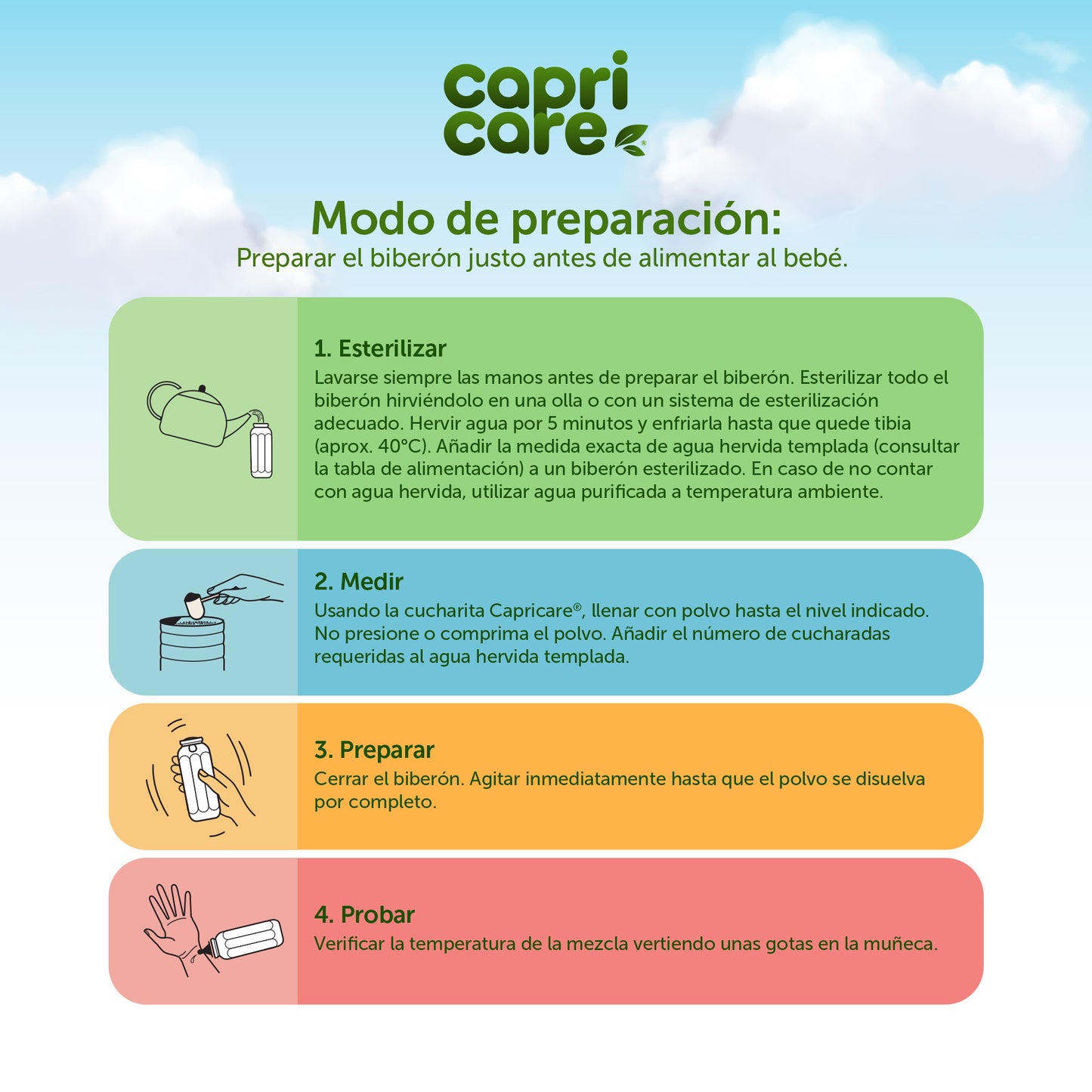 Capricare Etapa 2 - Caja con 12 Piezas