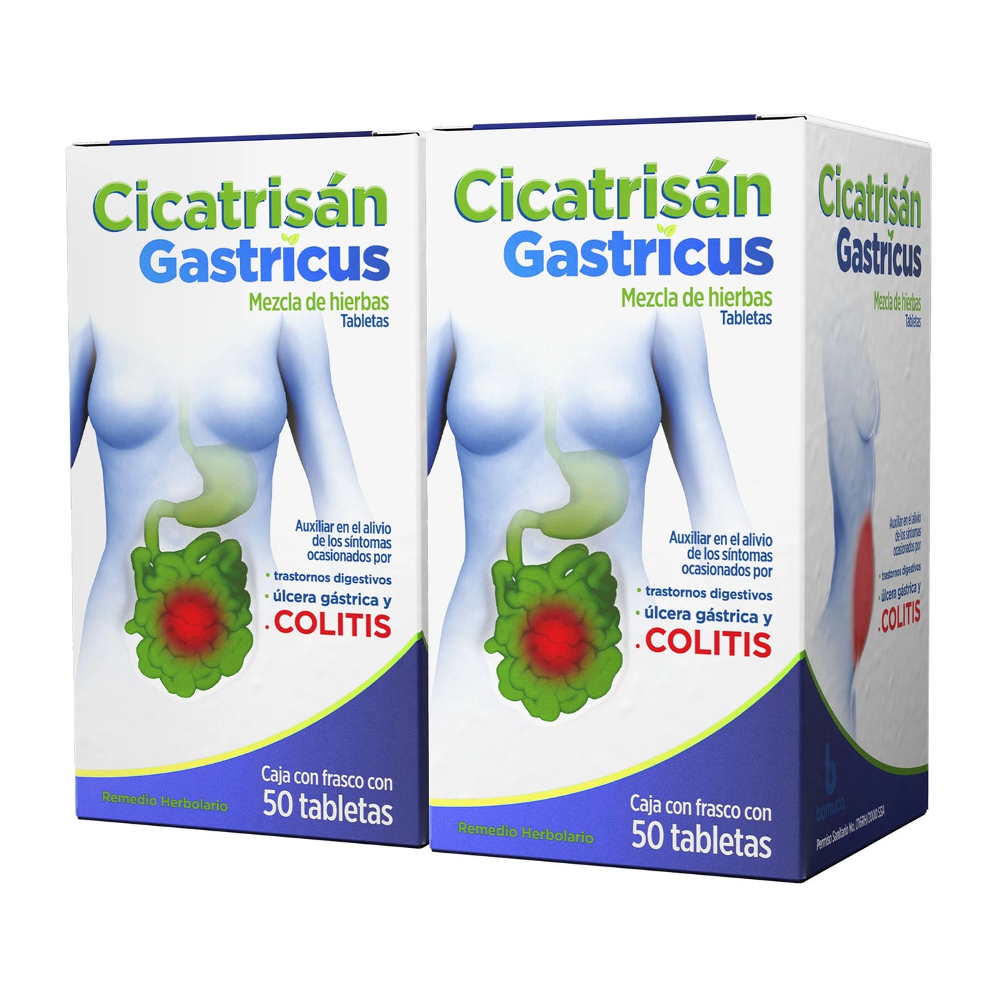 Cicatrisán Gastricus® 50 Tabletas Two Pack