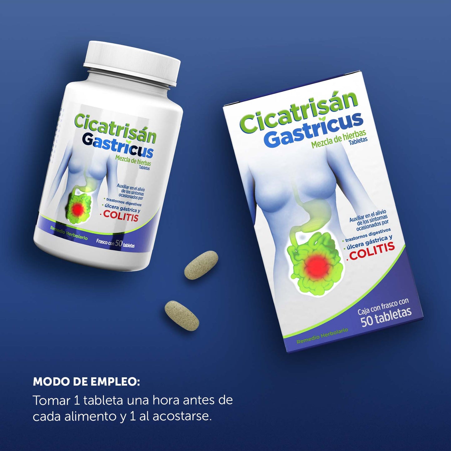 CICATRISÁN GASTRICUS® 50 TABLETAS