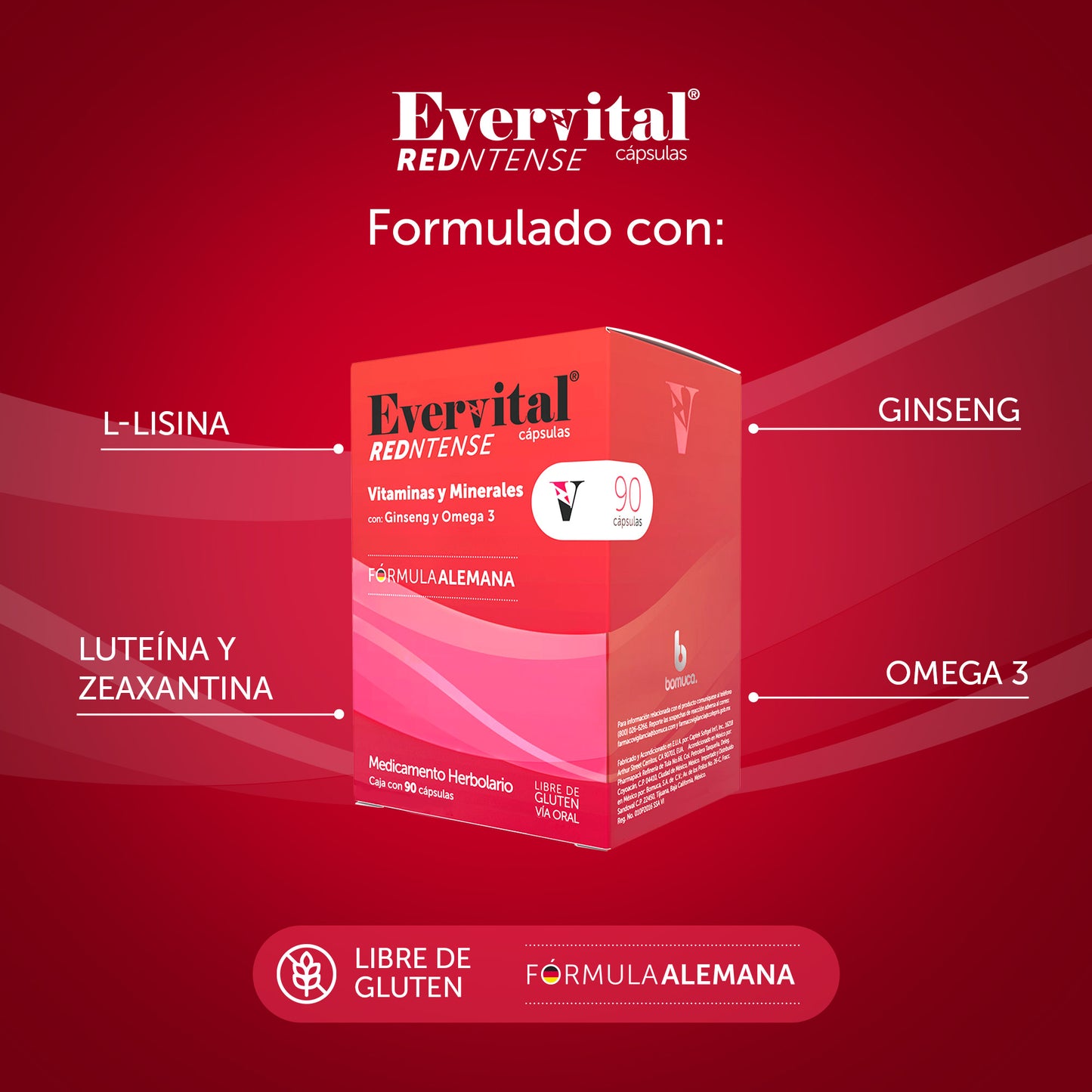 Evervital® Redntense 90 Cápsulas