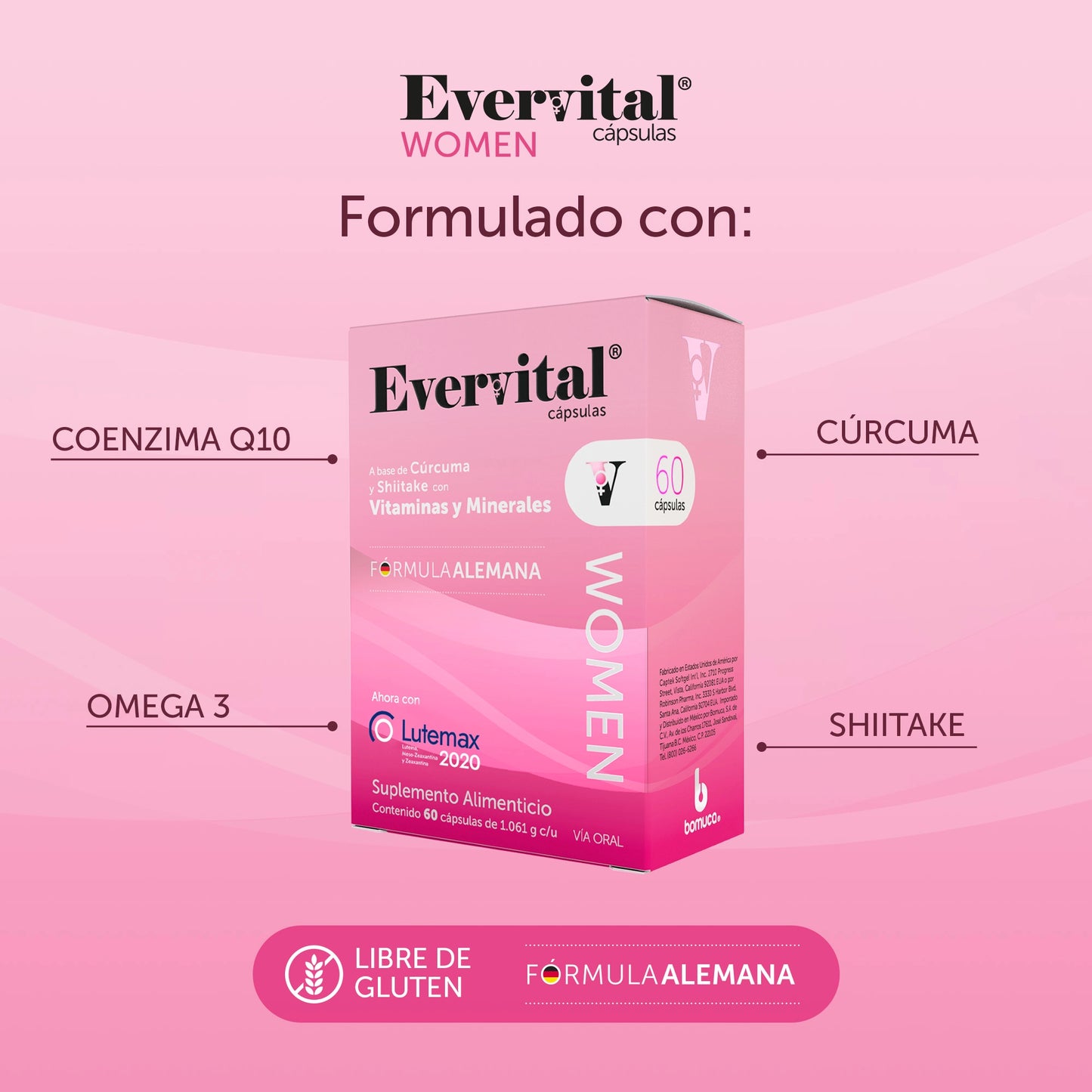 Evervital® Women 60 Cápsulas