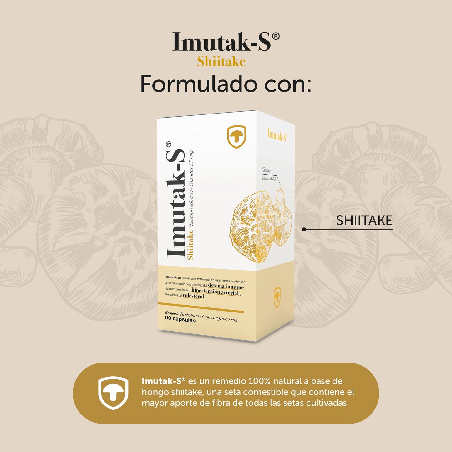 Imutak-S® 60 Cápsulas