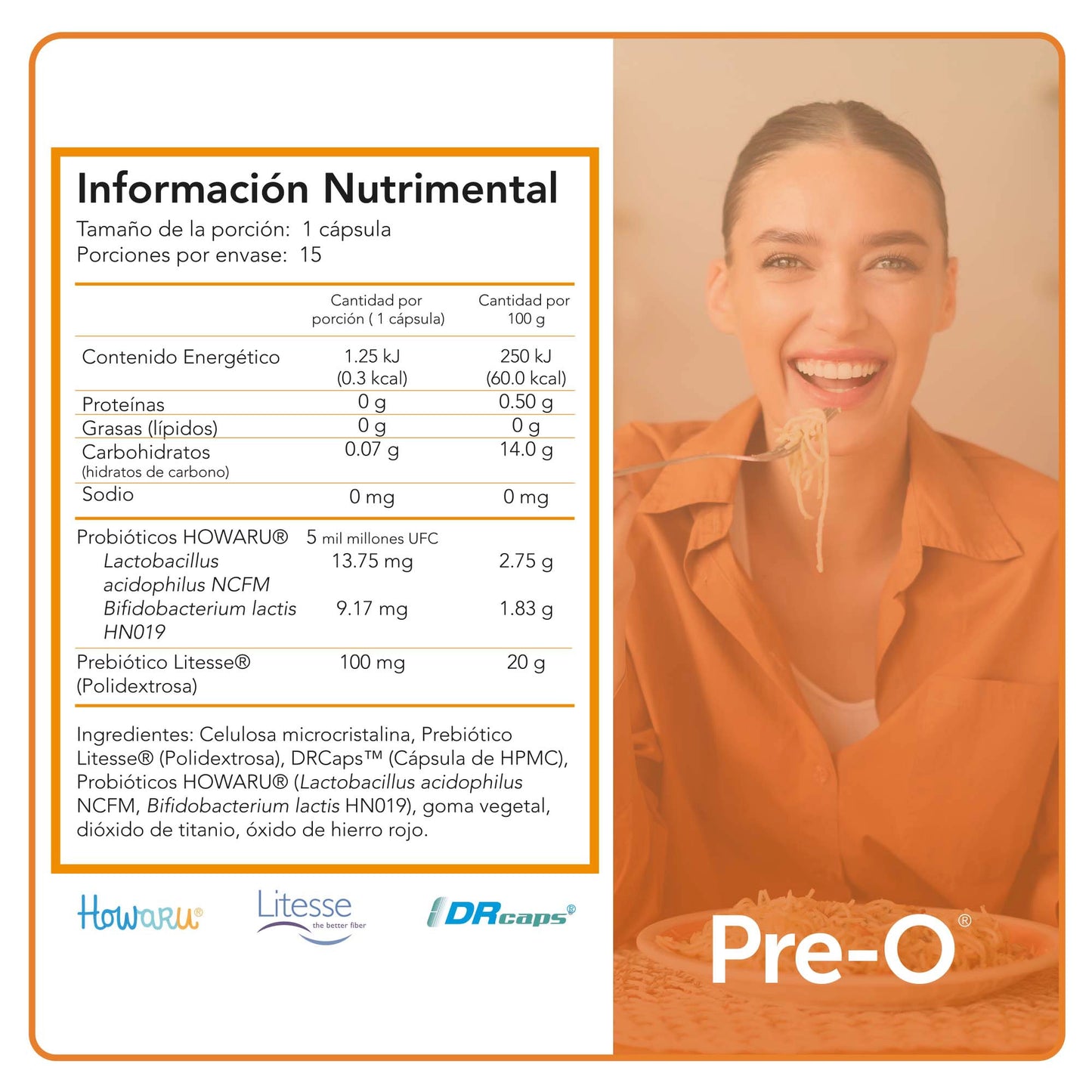 Pre-O® 15 Cápsulas Caja con 6 Piezas