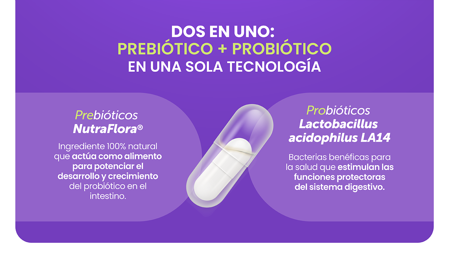 Probvioptal® 15 Cápsulas | Probiótico + Prebiótico