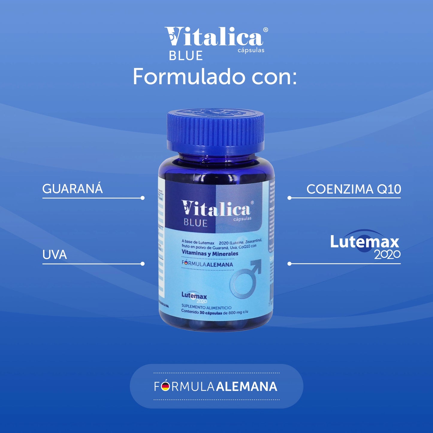 Vitalica® Blue 30 Cápsulas
