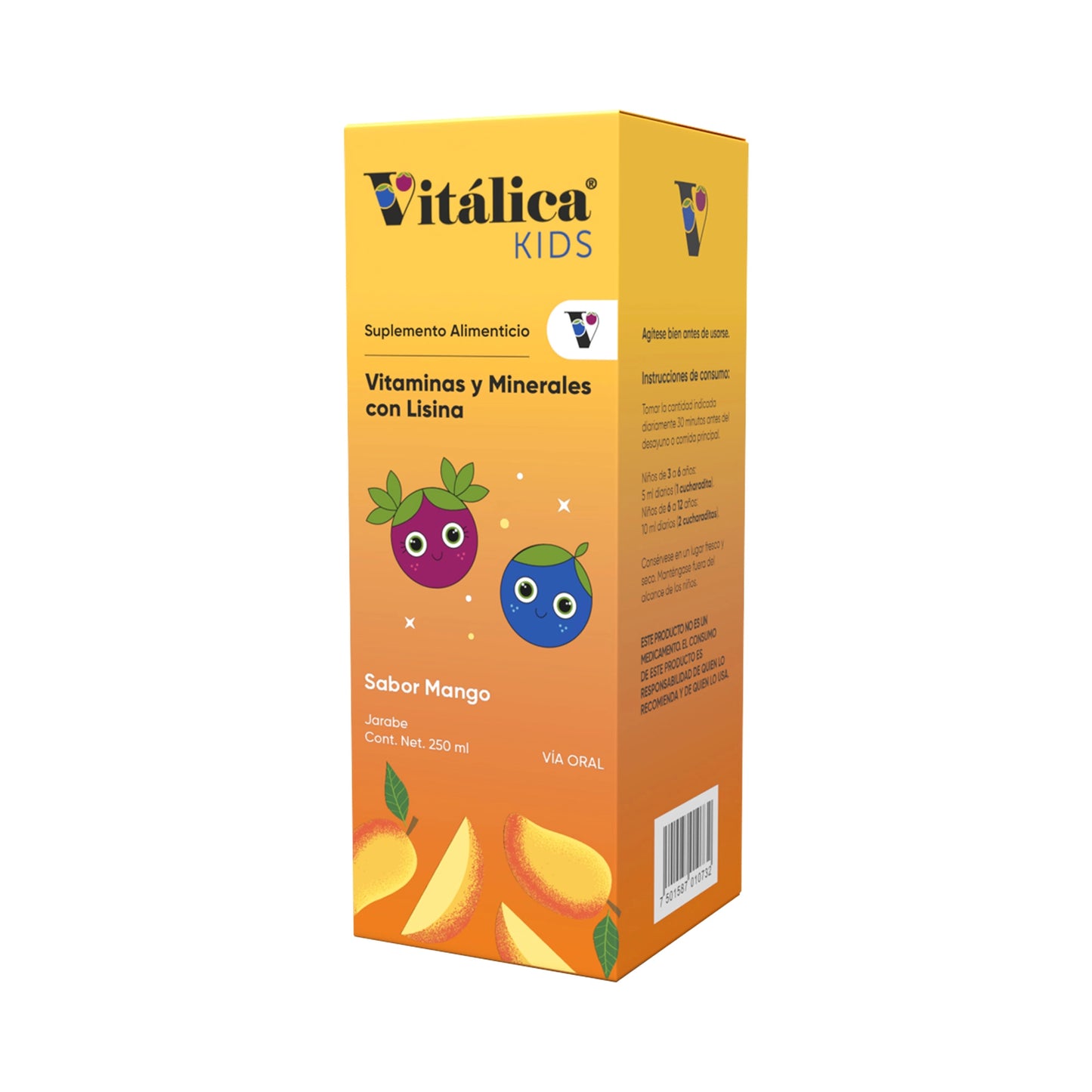 Vitalica® KIDS 250ml Caja con 6 Piezas