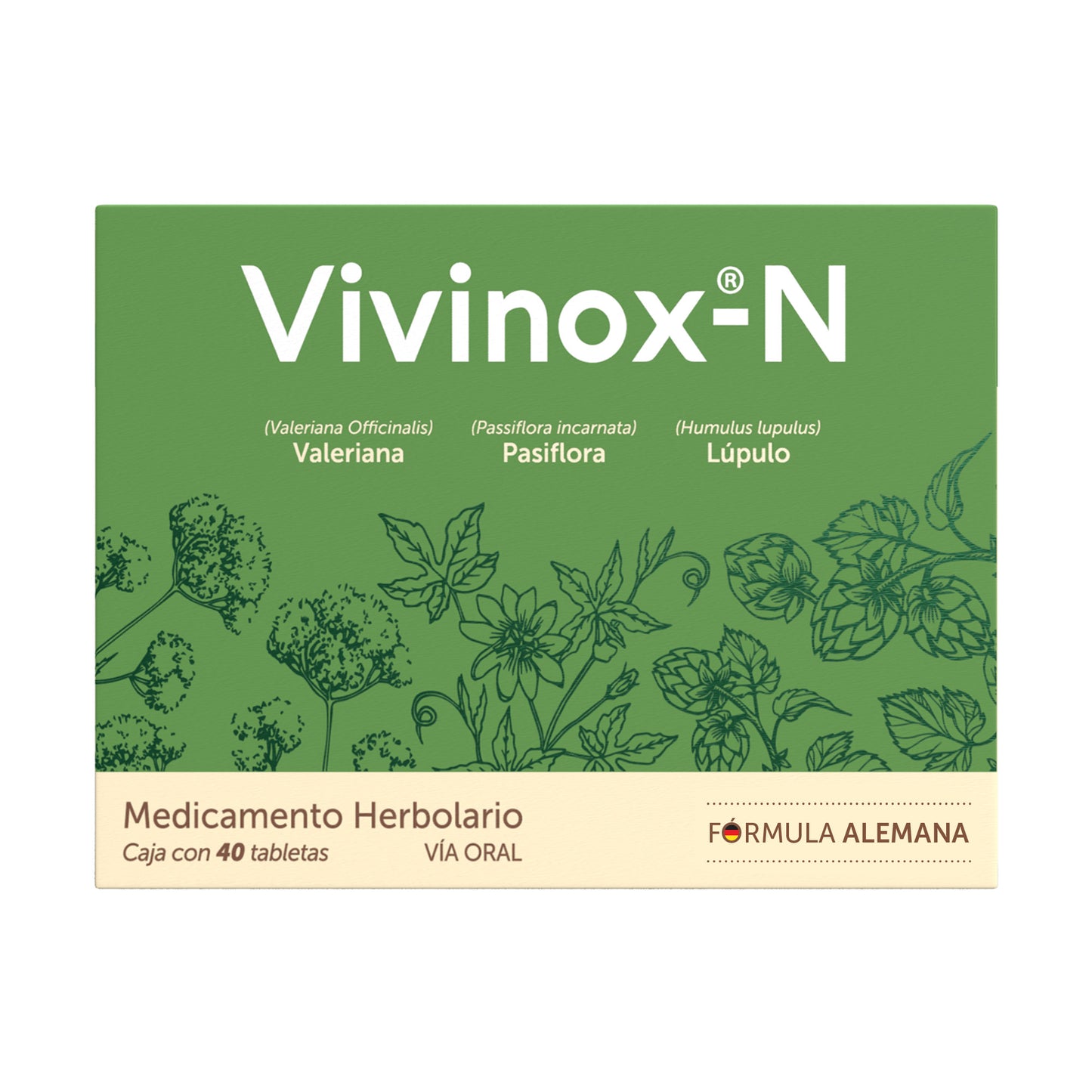 Vivinox®-N 40 Tabletas Caja C/6 piezas