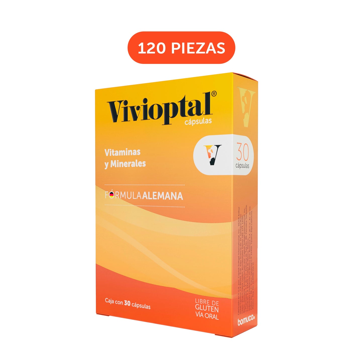 Vivioptal® 30 Cápsulas Corrugado con 120 Piezas