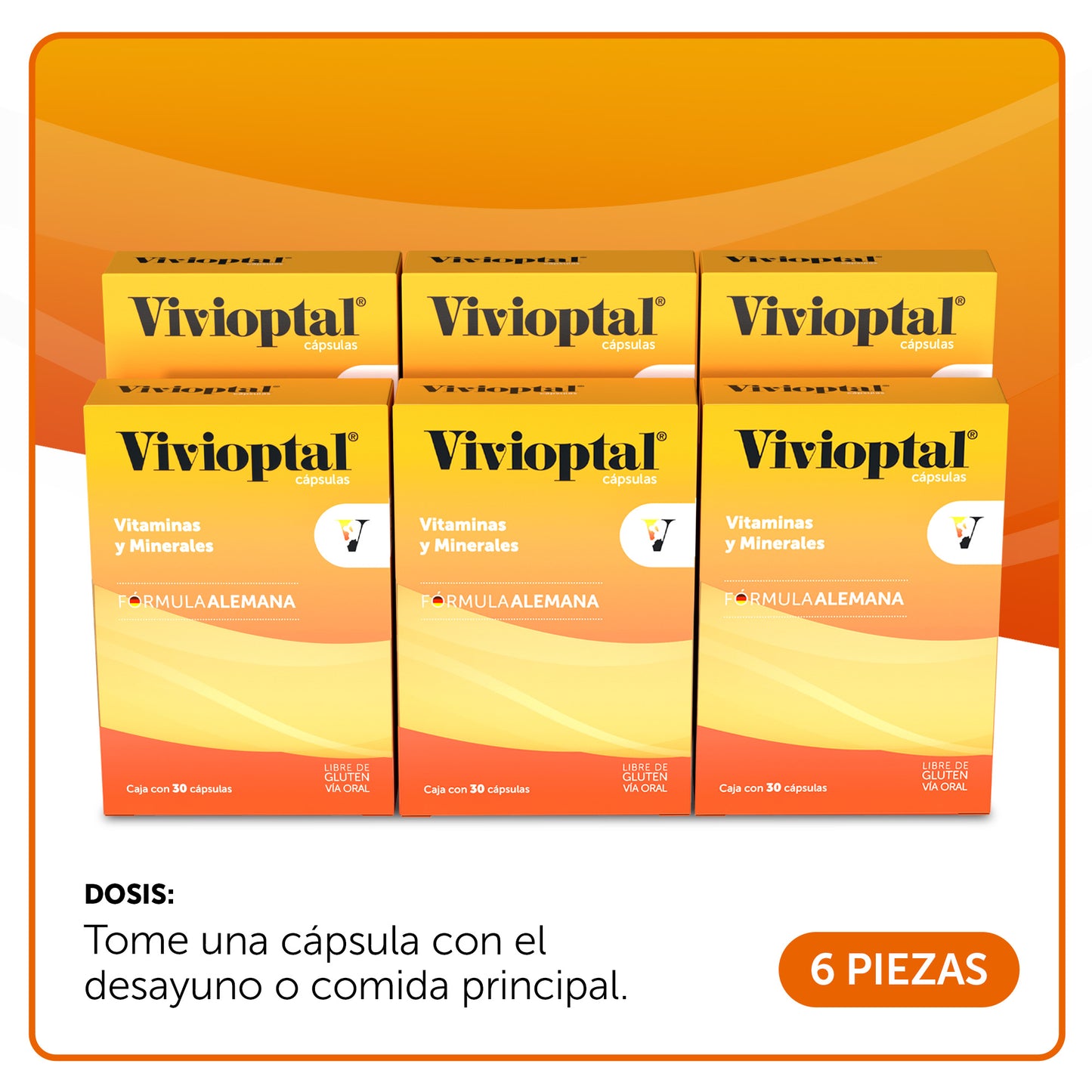 Vivioptal® 30 Cápsulas Caja con 6 Piezas