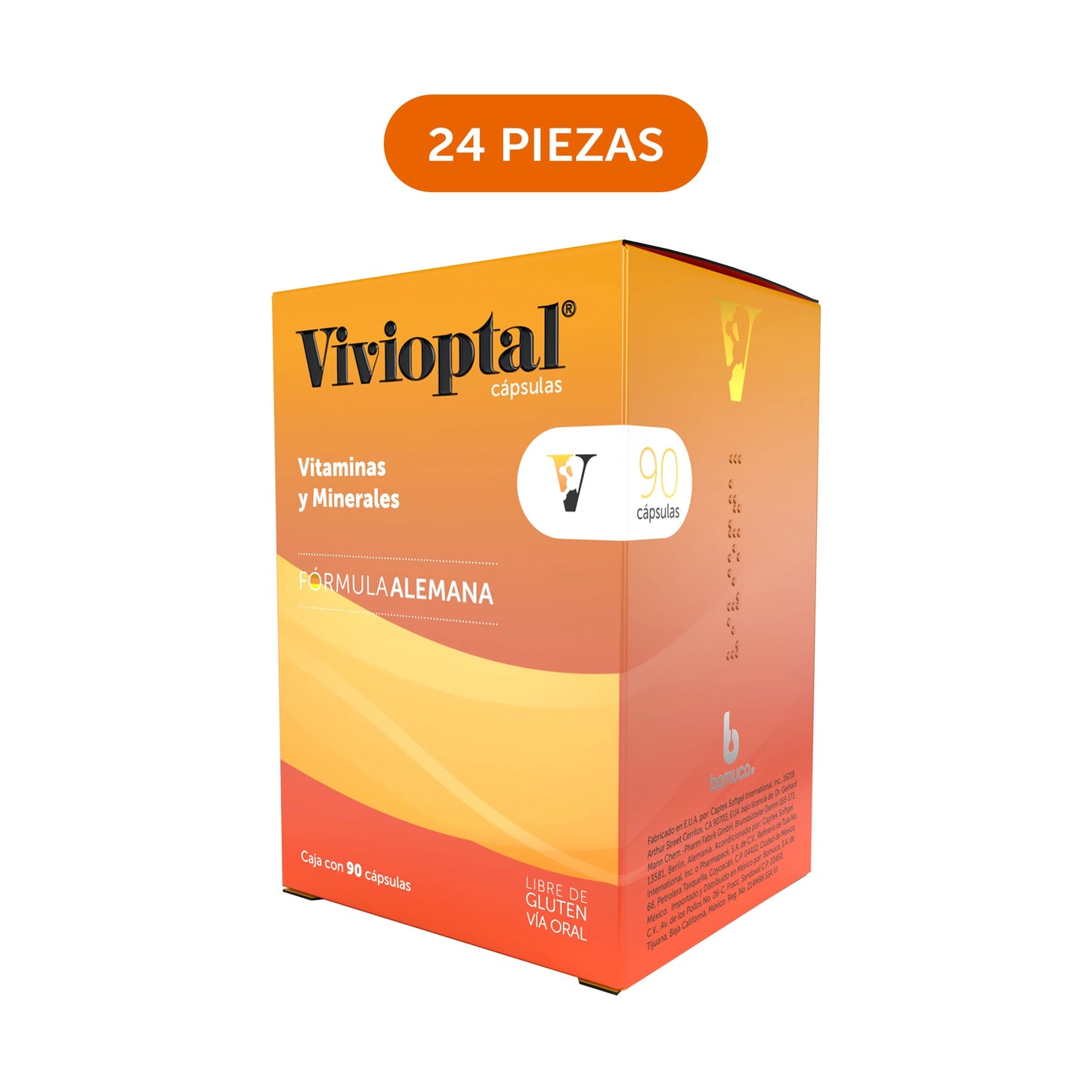 Vivioptal® 90 Cápsulas Charola con 24 Piezas