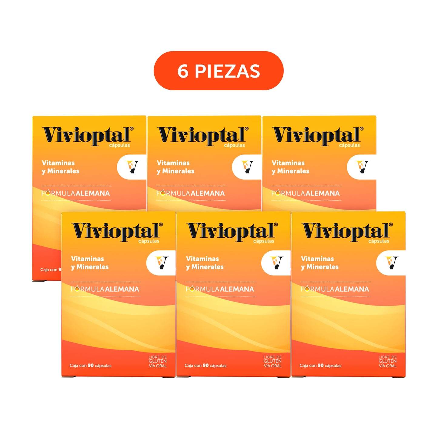 Vivioptal® 90 Cápsulas Caja con 6 Piezas