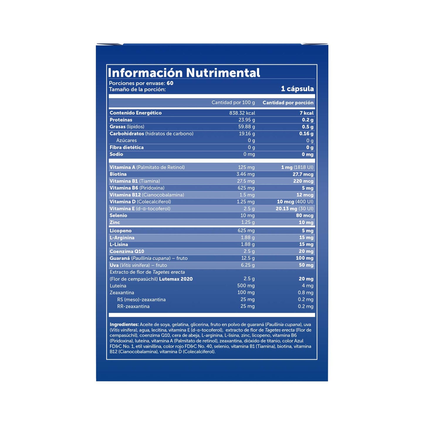 Evervital® Men 60 Cápsulas Charola (24 piezas)